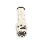 Conector BNC Macho en 75 Ohm, de Compresión Axial para Cable Coaxial RG-59/U, Níquel/ Oro/ Politetrafluoroetileno. - Image 3