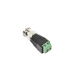 Adaptador de conector BNC macho a 2 terminales-tornillo para cables AWG-26-14, en aplicaciones Video Vigilancia, Níquel/ Oro/  PTFE y PVC. - Image 3