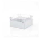 Gabinete Plástico para Exterior (IP65) de 160 x 160 x 90 mm Cierre por Tornillos Tapa Transparente. - Image 5