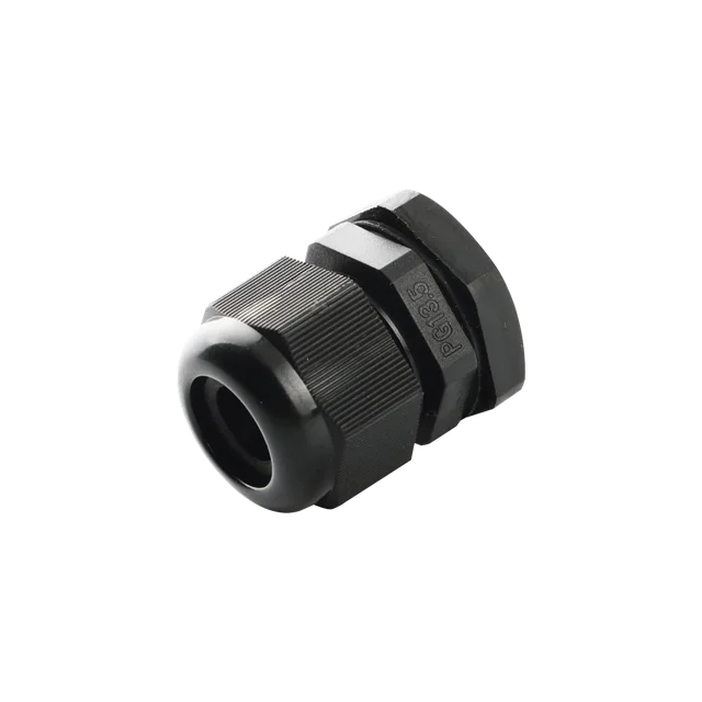 TXGPG7BK-h Conector Plástico Negro Tipo Glándula para Cable de 3.5 a 6 mm de Diámetro. - Image 1