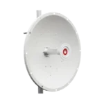 Antena direccional de 2ft, 5.9 a 7.1 GHz, Ganancia 30 dBi, Conectores RP-SMA Hembra, Polarización doble, incluye montaje para torre o mástil