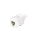 Jack UltraMAX Cat6A, UTP, Montaje híbrido en Placa de Pared (Plano y Angulado), Color Blanco, Punch Down - Image 4