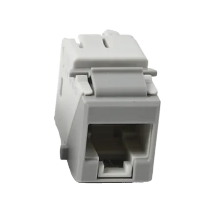 Jack UltraMAX Cat6A, UTP, Tipo Keystone, Color Gris, Punch Down