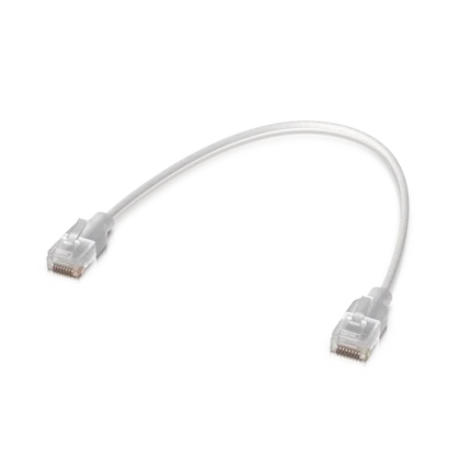 Pack de 24 Patchcords UniFi Etherlighting™ de 15 cm, hasta 2.5G / Conector RJ45 transparente para mejores efectos de luz con Switches USW PRO MAX