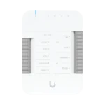 UniFi Access Hub Door, puede conectar 2 lectores y 2 cámaras (no incluidos) para controlar solo una puerta / 2 terminales AUX y 4 entradas adicionales (sensores y botones) POE 802.3bt no incluido