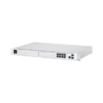 UniFi OS Console: Dream Machine Pro, con 1 puerto WAN Gigabit RJ45, 1 puerto WAN 10G SFP+ / 8 puertos LAN Gigabit RJ-45, y una bahía de HDD 3.5" (No incluye HDD), Integra todas las aplicaciones UniFi