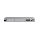 UniFi Cloud Gateway: Dream Machine PRO MAX. Administra hasta 150 dispositivos UniFi y 2000 clientes/todas las aplicaciones UniFi/5 Gbps de ruteo con IDS/IPS, 2 bahías 3.5", 128 GB SSD internos, Fail Over, balanceo de cargas, VPN/SD-WAN