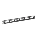 Panel de Parcheo Modular Mini-Com (Sin Conectores), Ultimate ID®, Plano, Sin Blindaje, Con Etiqueta y Cubierta, de 24 puertos, 1UR - Image 3