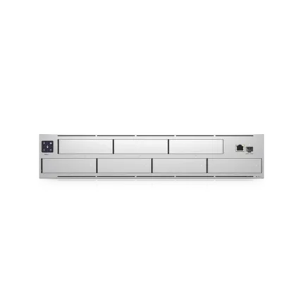 NVR PRO UniFi Protect, con bahía  para 7 discos duros, almacena hasta 20 cámaras 4k o 60 cámaras 1080p, pantalla táctil