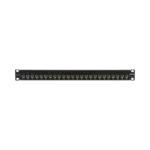Patch Panel UltraMAX. UTP, Precargado con Jacks Cat6A, 24 Puertos, Plano, 1U