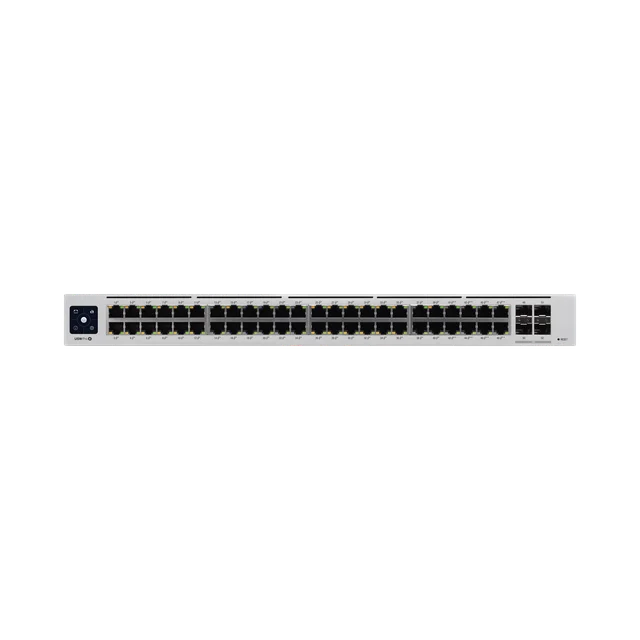 USWPRO48POE-h UniFi Switch USW-Pro-48-POE Gen2, Capa 3 de 48 puertos PoE 802.3at/bt + 4 puertos 1/10G SFP+, 600W, pantalla informativa - Image 1