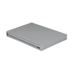UniFi Switch Pro Max 24 POE, 24 puertos (8 puertos POE++ 2.5 GbE y 16 puertos GbE POE+), 2 puertos SFP+ 10G, 400W, pantalla táctil