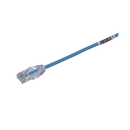 Cable de Parcheo TX6, UTP Cat6, Diámetro Reducido (28AWG), Color Azul, 10 m