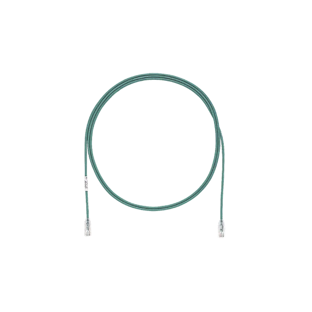UTP28SP3GR-h Cable de Parcheo TX6, UTP Cat6, Diámetro Reducido (28AWG), Color Verde, 0.91 Metros (3 Pies) - Image 1