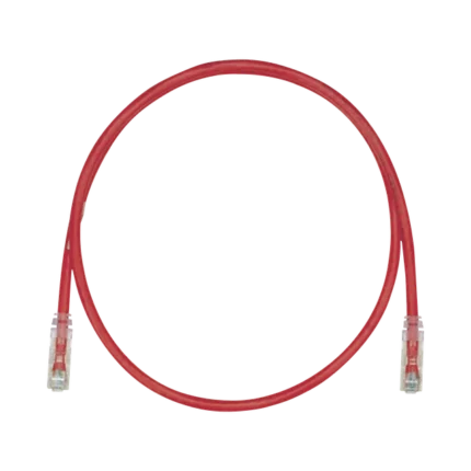 Cable de Parcheo TX6, UTP Cat6, 24 AWG, CM, Color Rojo, 15ft