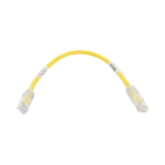 Cable de Parcheo TX6, UTP Cat6, 24 AWG, CM, Color Amarillo, 1ft