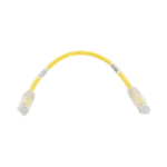 Cable de Parcheo TX6, UTP Cat6, 24 AWG, CM, Color Amarillo, 1ft - Image 2