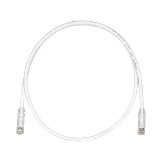 UTPSP5Y-h Cable de Parcheo TX6, UTP Cat6, 24 AWG, CM, Color Blanco Mate, 1.52 Metros (5 Pies) - Image 1
