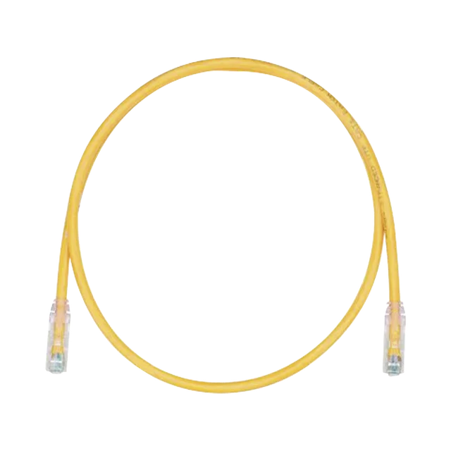 UTPSP5YLY-h Cable de Parcheo TX6, UTP Cat6, 24 AWG, CM, Color Amarillo, 1.52 Metros (5 Pies) - Image 1