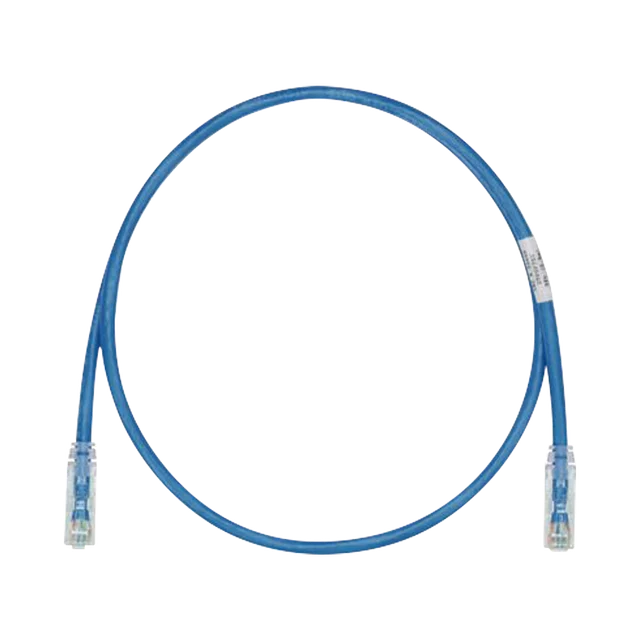 UTPSP7BUY-h Cable de Parcheo TX6, UTP Cat6, 24 AWG, CM, Color Azul, 2.13 Metros (7 Pies) - Image 1