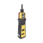 Herramienta Ponchadora de Impacto con Cuchilla para Paneles y Bloques de 66/110. Termina y Corta Cables CAT3, CAT5e y CAT6/6A en 1 paso