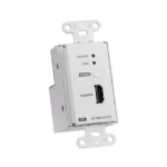 Transmisor HDMI | 4K a 40 metros | HDBaseT-Lite con placa de pared estadounidense/PoH - Image 7