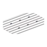Juego de 2 Mini Rieles De Aluminio para Montaje de Módulos Solares en Techo (Instalación plana 0°). Incluye 4 Tornillos Perforantes. - Image 5