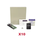Kit de 10 Paneles de Alarma VISTA48 con Batería y Transformador