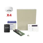 Kit de Panel de Alarma VISTA48LA con Gabinete, Batería y Transformador / 4 Sensores de humo - Image 2