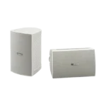 Altavoz de Montaje en Pared, 2 vias, Woofer 4 in, Tweeter 1 in, IPX3, 8 ohms, 70/100V, Color Blanco, Par