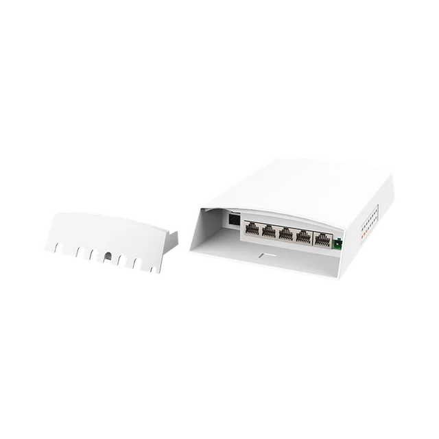 WIPS306GFODC-h Switch CCTV PoE para Exterior / No administrable / PoE Entrada 802.3 bt Hasta 60W / 1 Puerto PoE salida 24V pasivo Hasta 12W / 3 puertos PoE 802.3 at Hasta 30W / Ideal para Aplicaciones CCTV con Enlaces Inalámbricos - Image 1