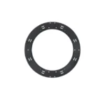 Raqueta de Almacenamiento y Gestión de Holgura Para Cables, de 24 in de Diámetro, Instalación en Pared o en Rack, Incluye 8 Cintas de Contacto de 12 in, Color Negro