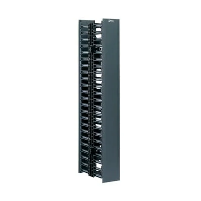 WMPV45E Organizador Vertical NetRunner, Doble (Frontal y Posterior), Para Rack Abierto de 45 Unidades, 4.9in de Ancho, Color Negro - Image 1