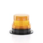 Burbuja Brillante de Larga Vida Útil, con 8 LEDs Color Ambar, Domo Ambar, 110 Vca - Image 3