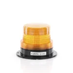 Burbuja Brillante de Larga Vida Útil, con 8 LEDs Color Ambar, Domo Ambar, 110 Vca - Image 4