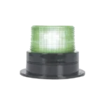 Burbuja Brillante de Larga Vida Útil, con 8 LEDs Color Verde, Domo Verde, 110 Vca