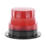 Burbuja Brillante de Larga Vida Útil, con 8 LEDs Color Rojo, Domo Rojo, 110 Vca - Image 2