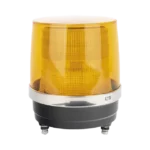 Burbuja Brillante de Larga Vida Útil, Con 150 LEDs, Color Ambar, Domo Ambar, 110 Vca