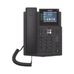 Teléfono IP Empresarial con Estándares Europeos, 6 lineas SIP con pantalla LCD a color, puertos Gigabit, IPv6, Opus y conferencia de 3 vías, PoE/DC
