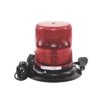 Baliza LED color rojo con montaje magnético de succión de 7" de altura