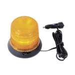Burbuja Brillante de 6 LEDs, Color Ámbar con Montaje Magnético - Image 2