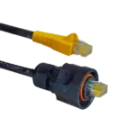 Patch Cord Industrial "Ruggedized" a Plug Modular, Cat6, de 3 ft, Color Negro - Image 3
