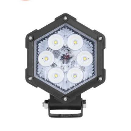 Luz de Trabajo Ultra brillante, 6 Led, 2200 Lumenes, 30 watts, 12-24 Vcc