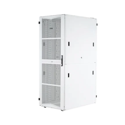 Gabinete FlexFusion para Centros de Datos, 42 UR, 600 mm de Ancho, 1070 mm de Profundidad, Fabricado en Acero, Color Blanco