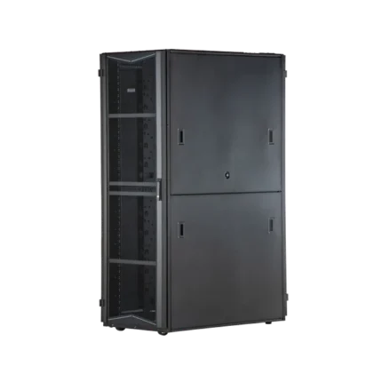 Gabinete FlexFusion para Centros de Datos, 45 UR, 800 mm de Ancho, 1200 mm de Profundidad, Fabricado en Acero, Color Negro