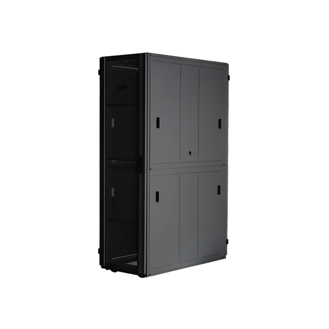 XGL64222B-h Gabinete FlexFusion™ XGL (Light) para Centros de Datos, 42 UR, 600 mm de Ancho, 1200 mm de Profundidad, Fabricado en Acero, Color Negro - Image 1