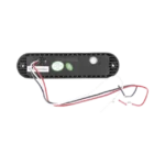 Luz Auxiliar Ultra Brillante IP67 de 6 LEDs, Color Claro, con mica transparente y bisel negro - Image 5