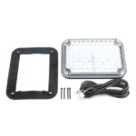 Luz de Advertencia de 9X7", Bicolor Rojo/Claro, Ideal para Ambulancias - Image 3