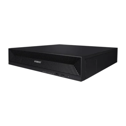 NVR de 16 canales / 32MP / Hasta 4 Discos Duros / Switch PoE+ 16 puertos / Wisenet P2P / H.265 & WiseStream