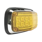 Luz de advertencia 8 X 4", Color Ámbar, IP67, SAE,  Ideal para Ambulancias - Image 3